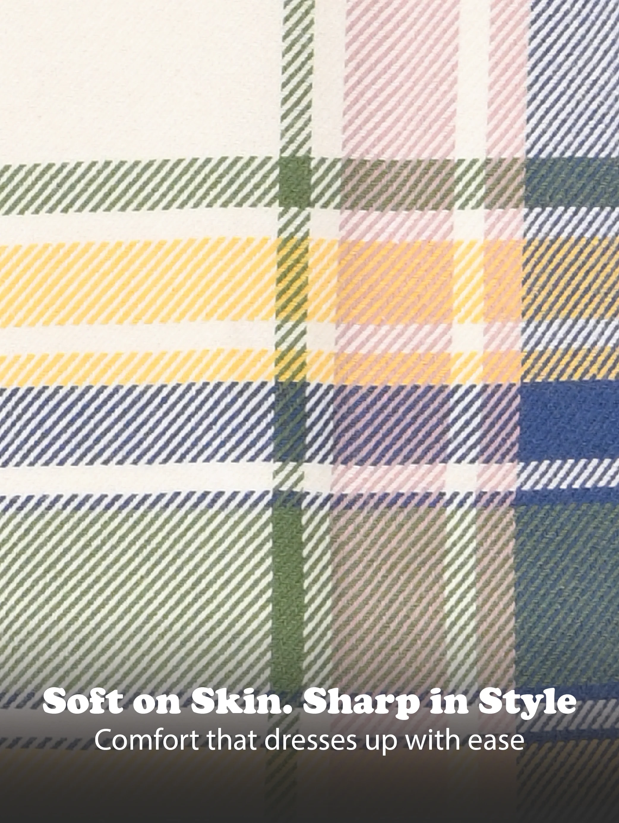 Men Yellow Classic Checked Shirt - Image 14
