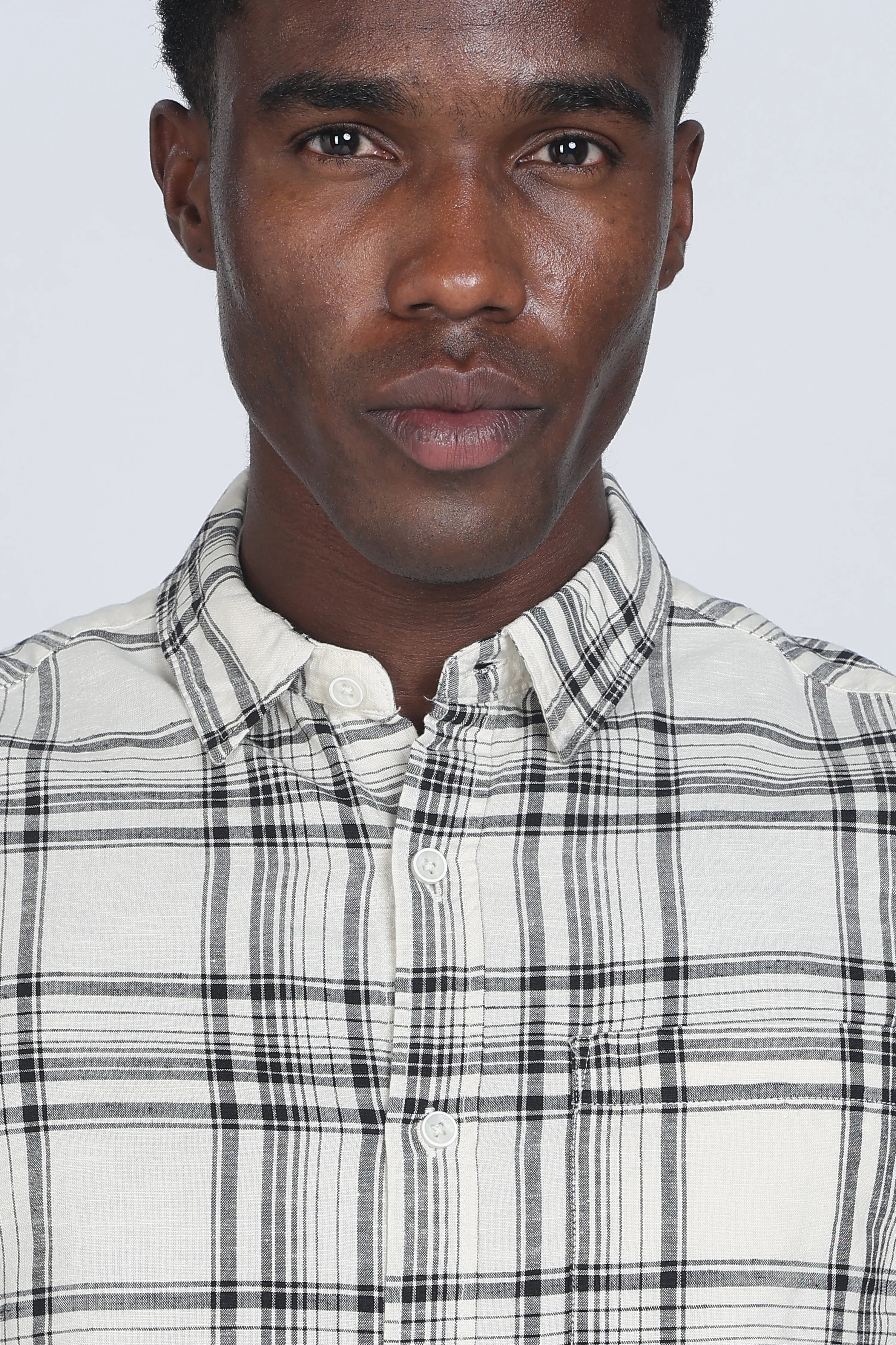 Men Zinnia Cotton Check Shirt - Image 5