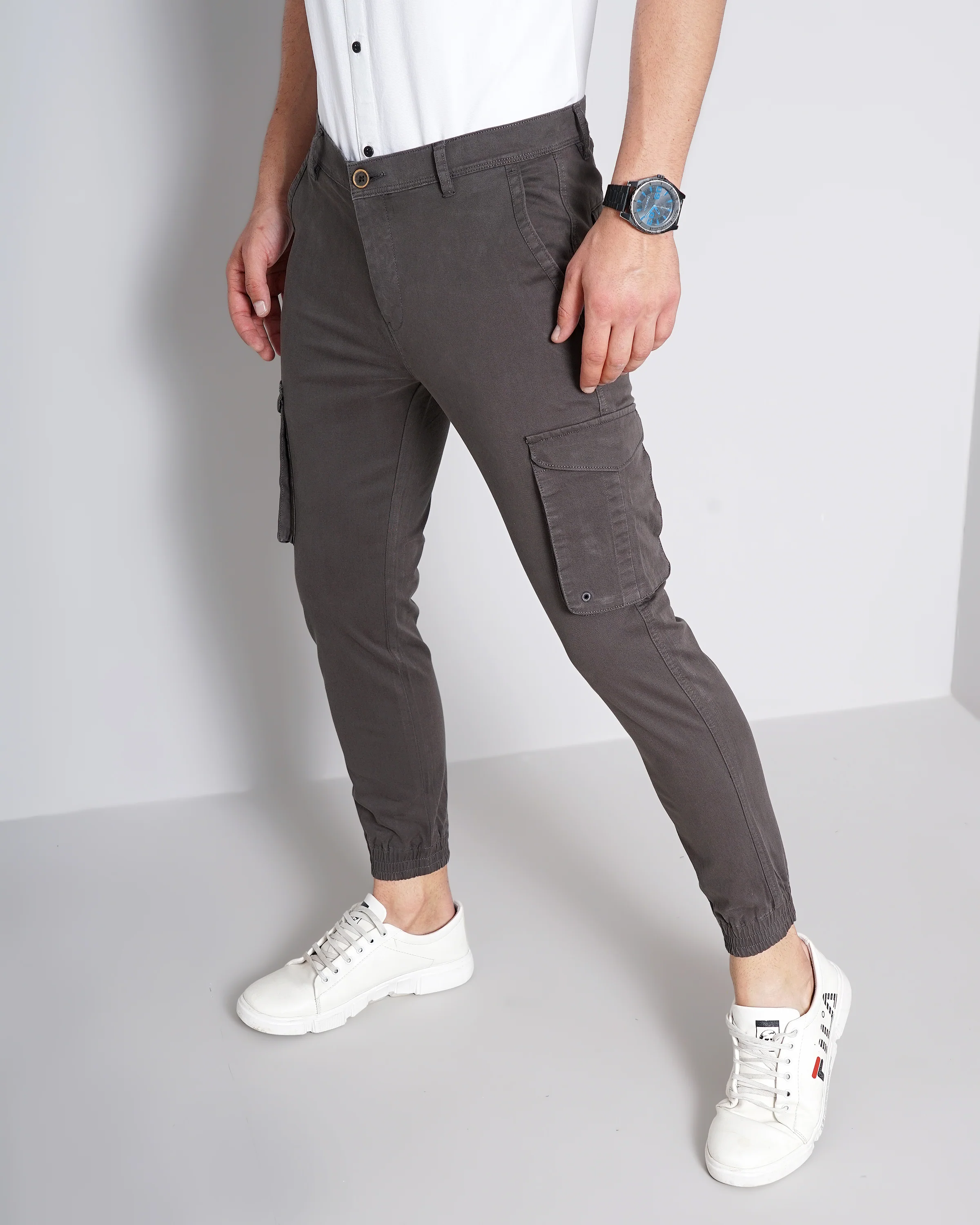 Men Black Joggers - Image 3