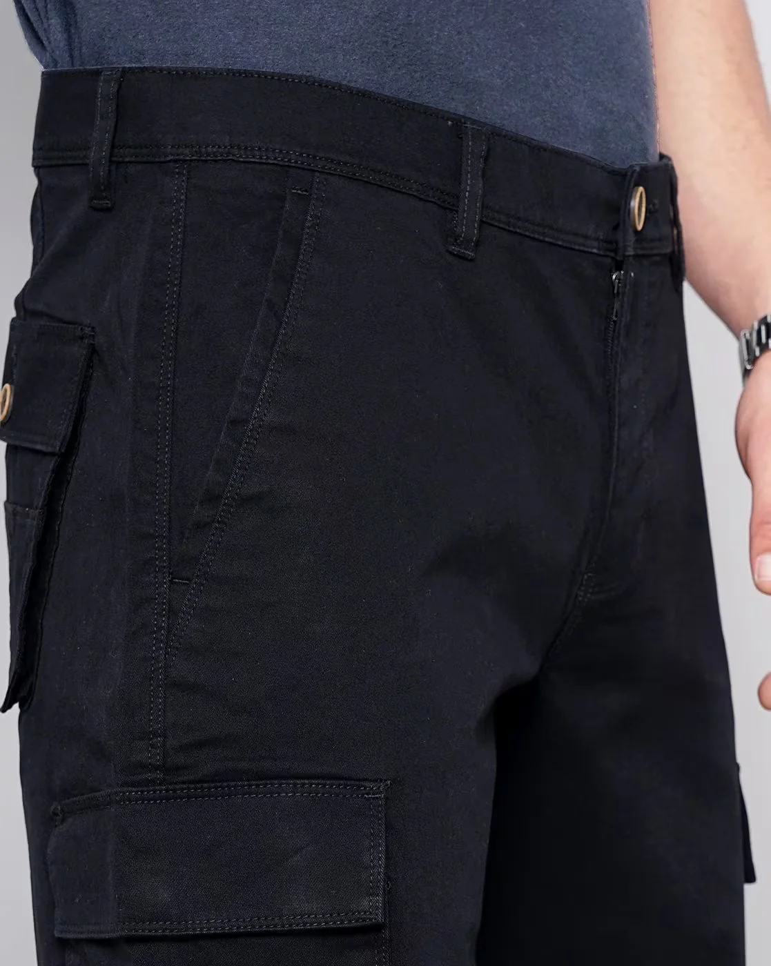 Men Black Shorts - Image 2
