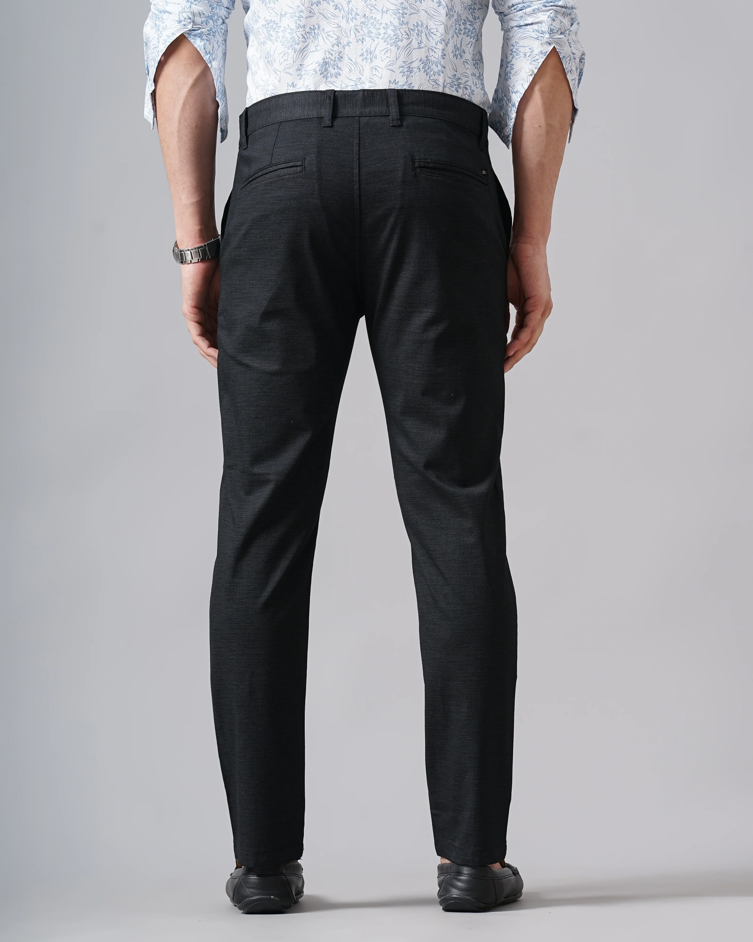 Men Black Trousers - Image 5