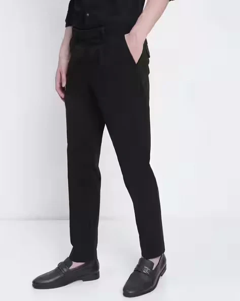 Men Black Trousers - Image 2