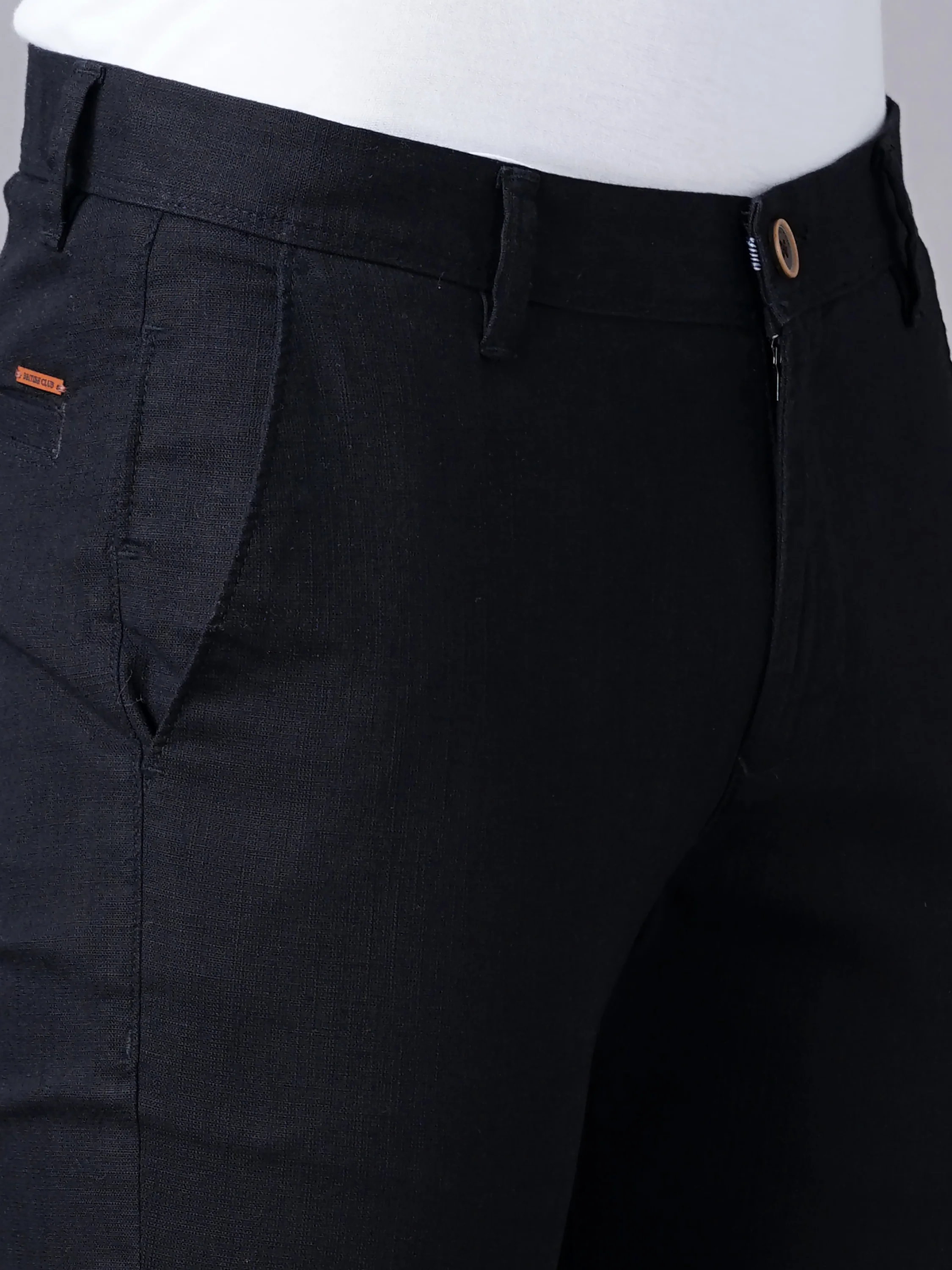 Men Black Trousers - Image 2