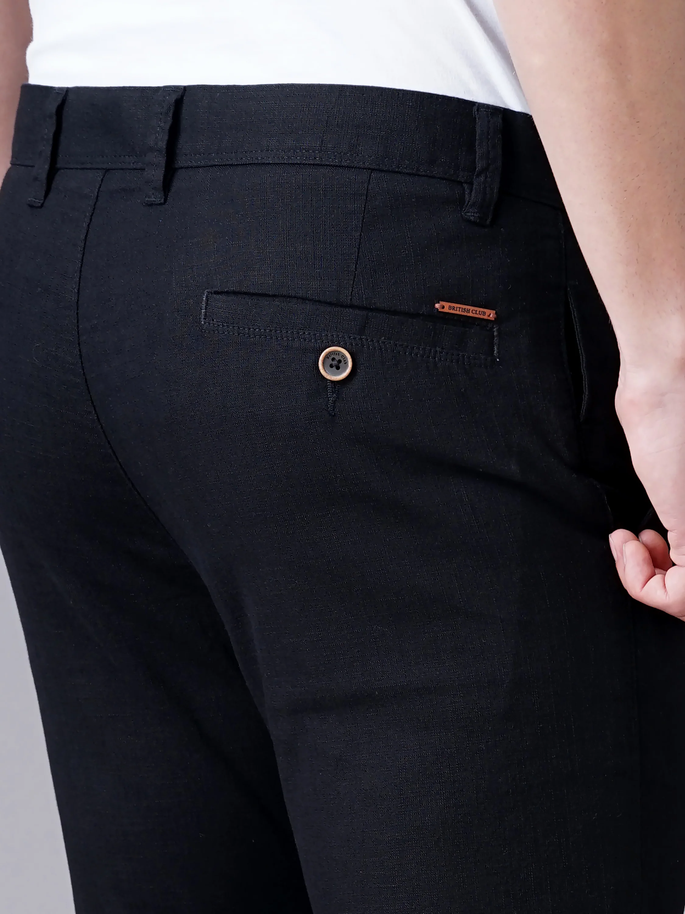 Men Black Trousers - Image 6