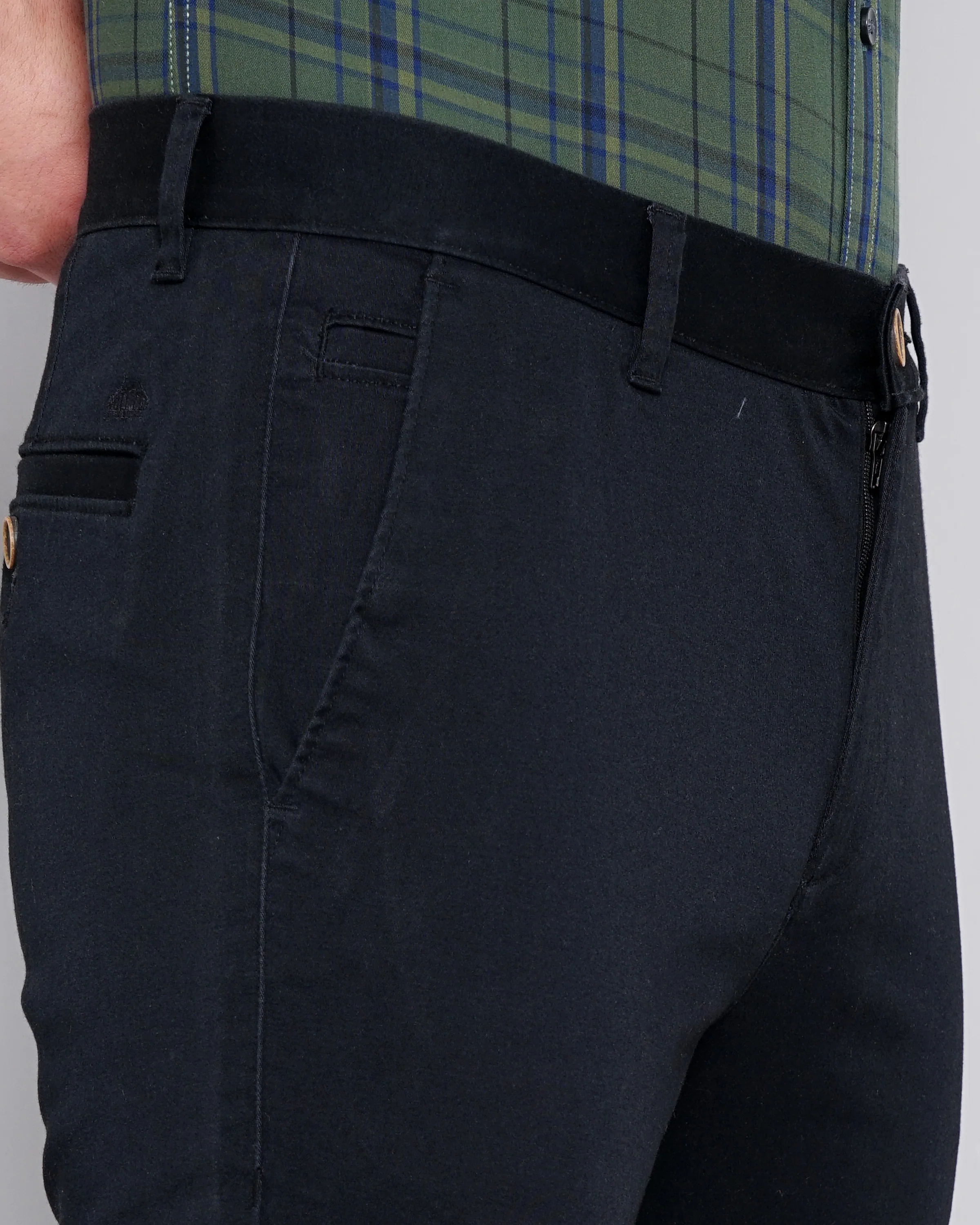 Men Black Trousers - Image 2