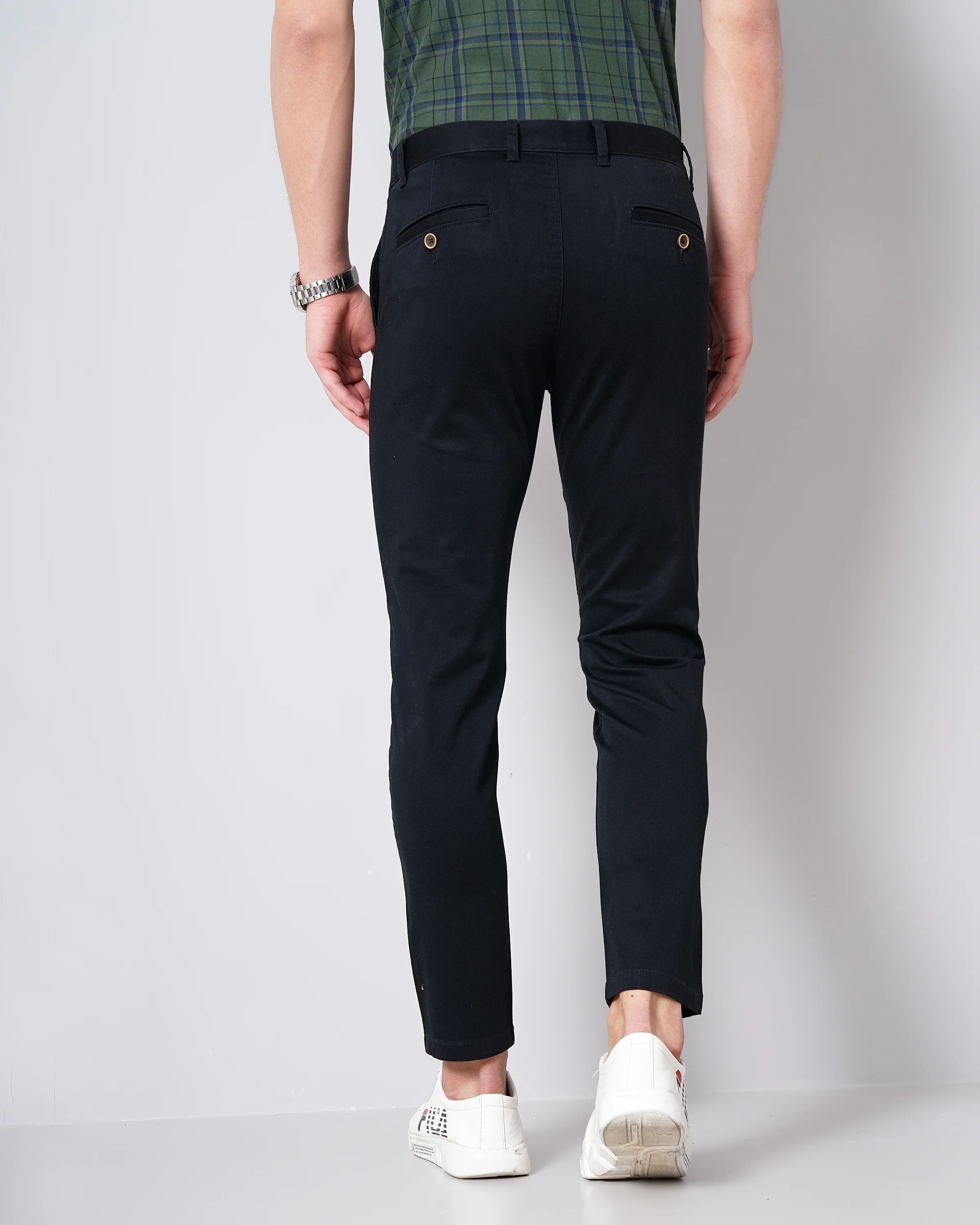 Men Black Trousers - Image 4
