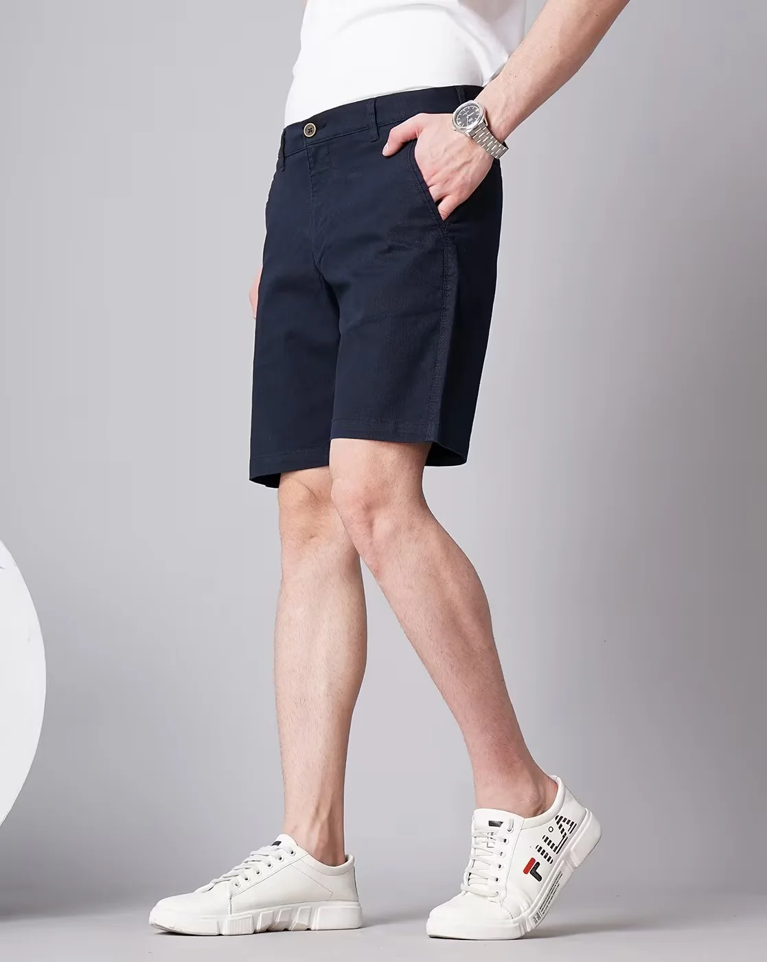 Men Blue Shorts - Image 3
