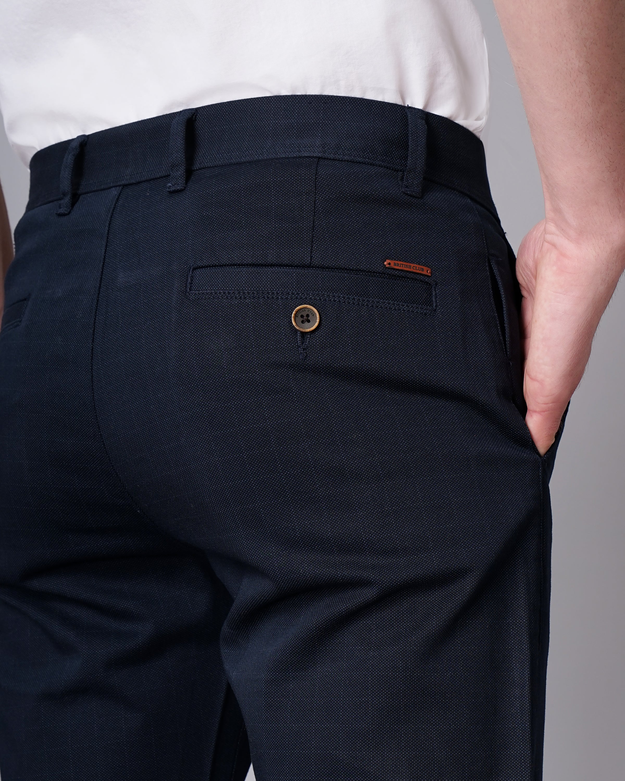 Men Blue Trousers - Image 6
