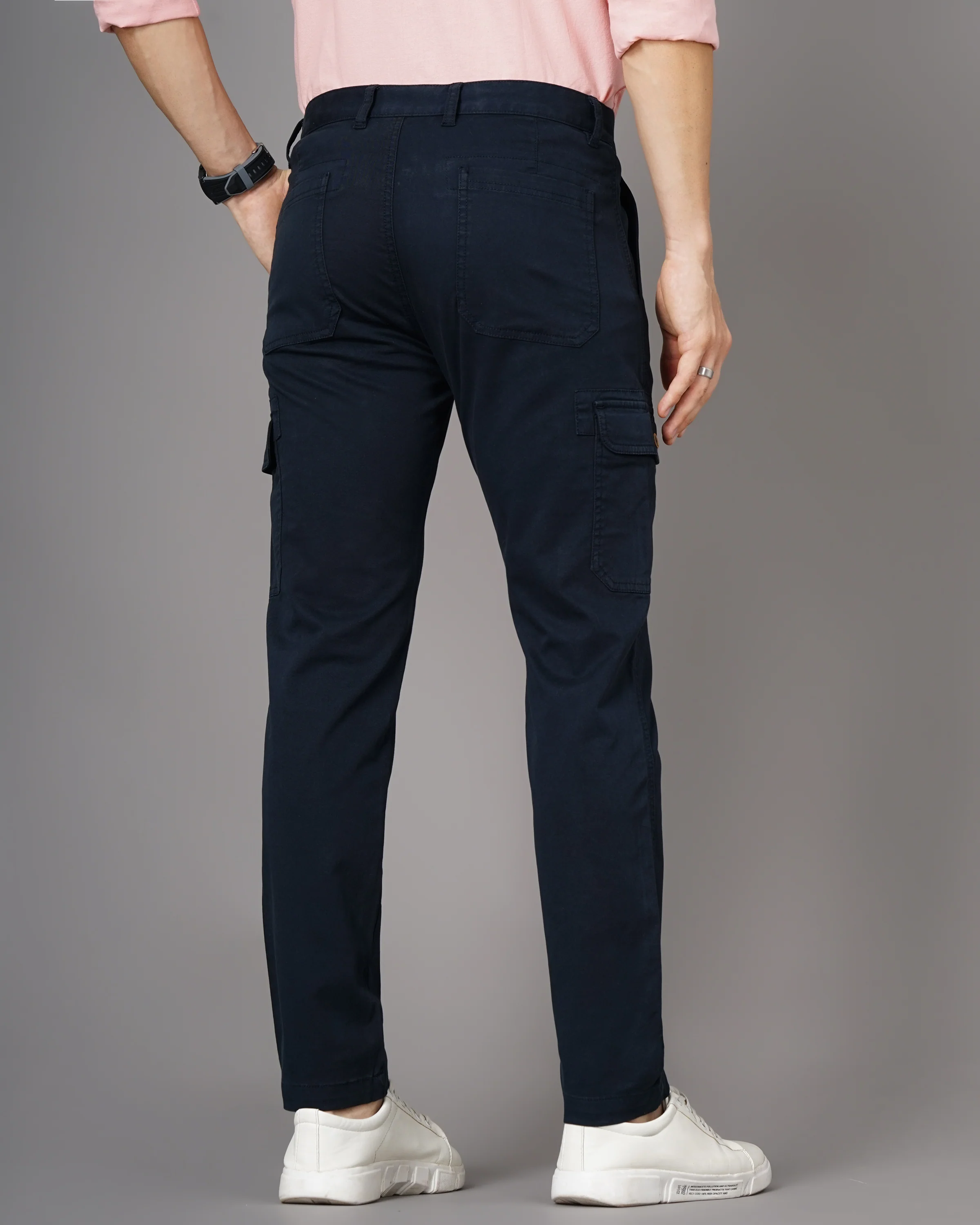 Men Blue Trousers - Image 5