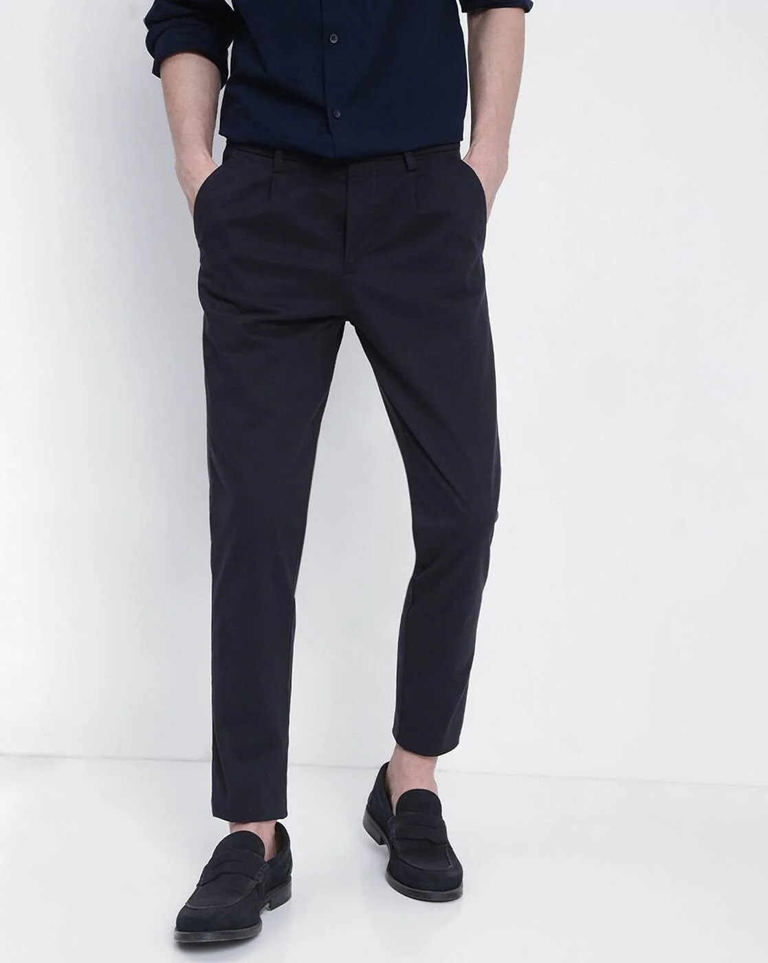 Men Blue Trousers - Image 3