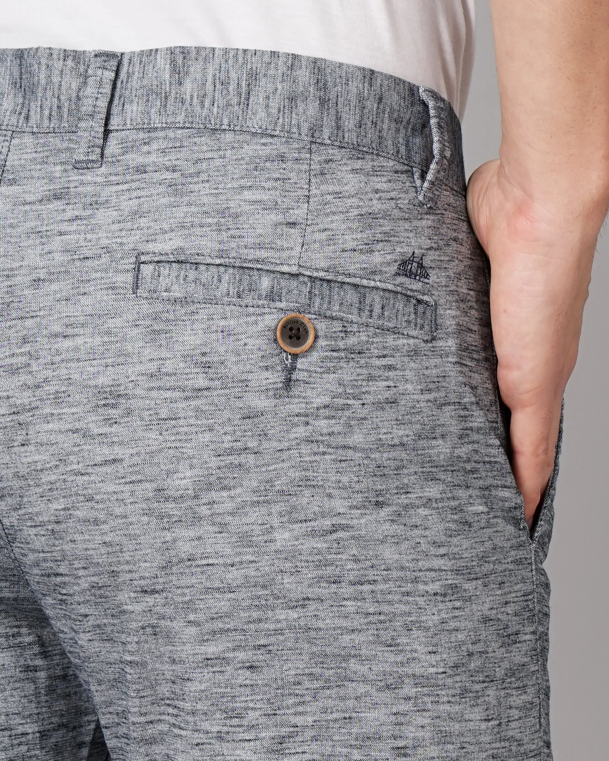 Men Blue Trousers - Image 4