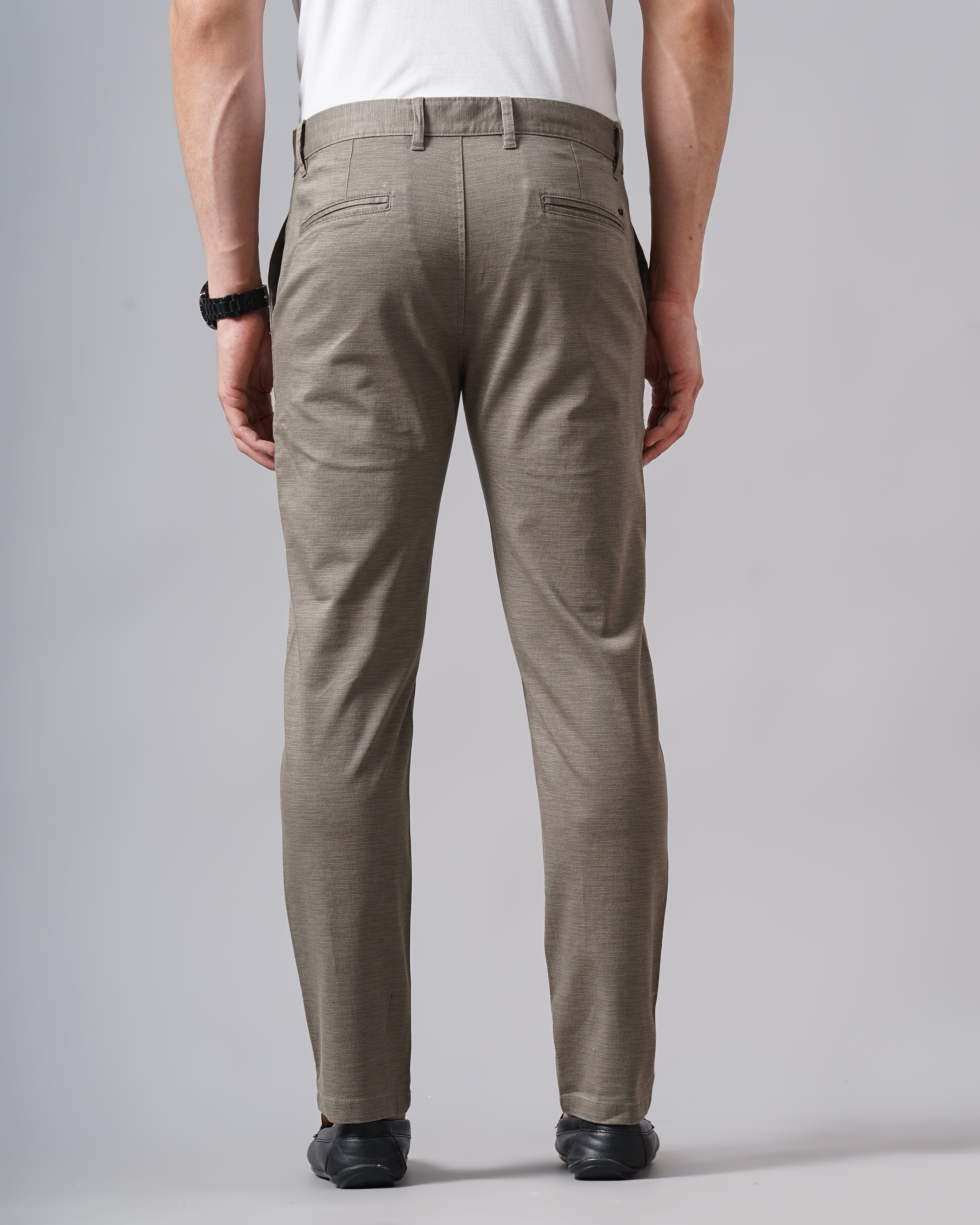 Men Brown Trousers - Image 5