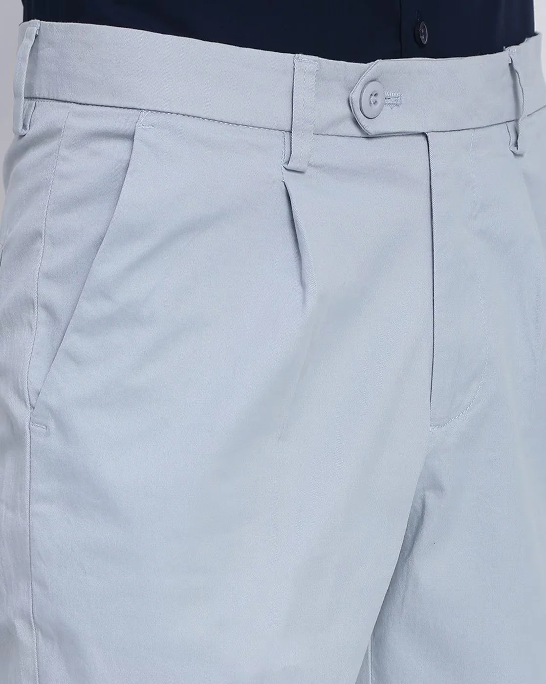 Men Grey Trousers - Image 2