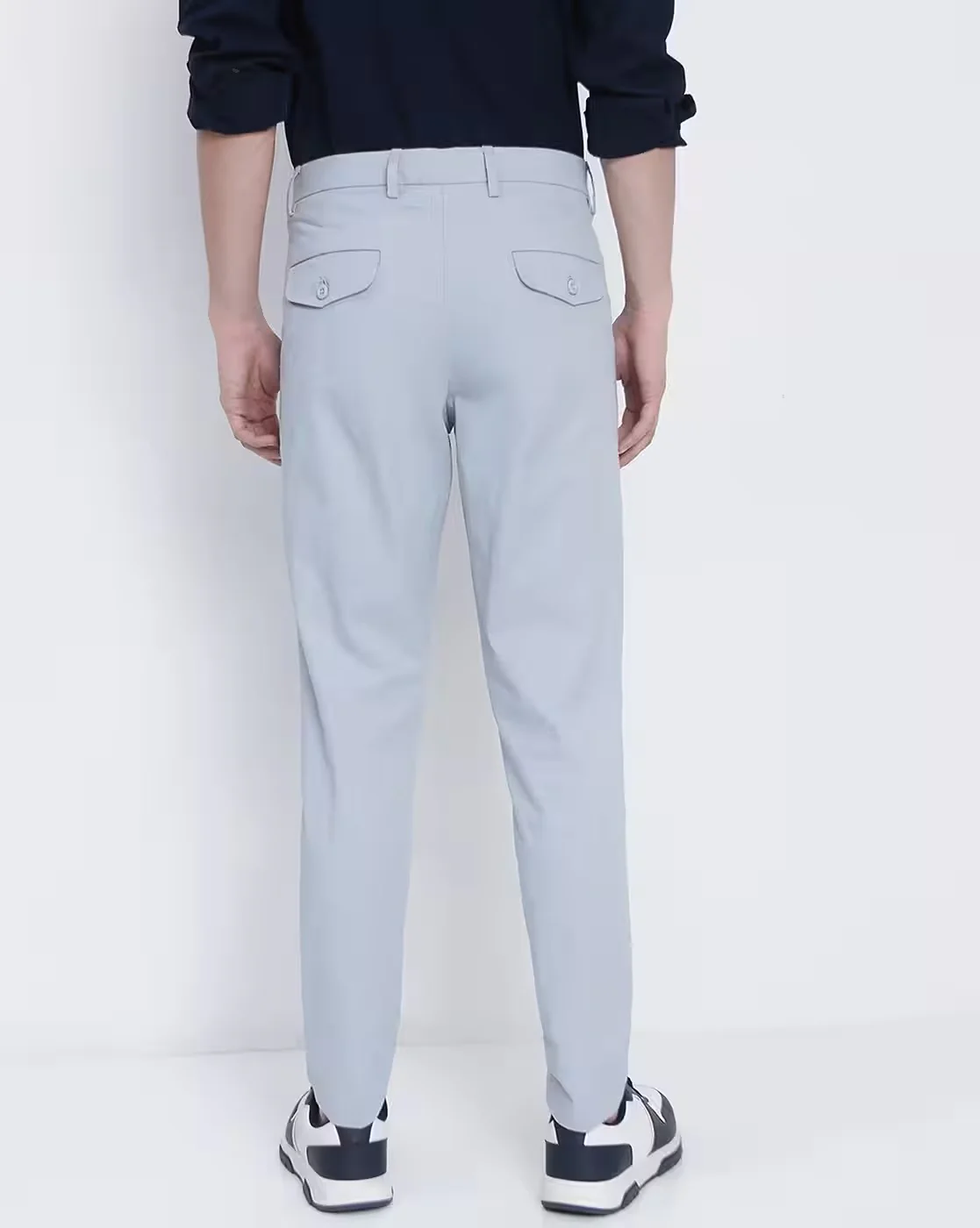 Men Grey Trousers - Image 5