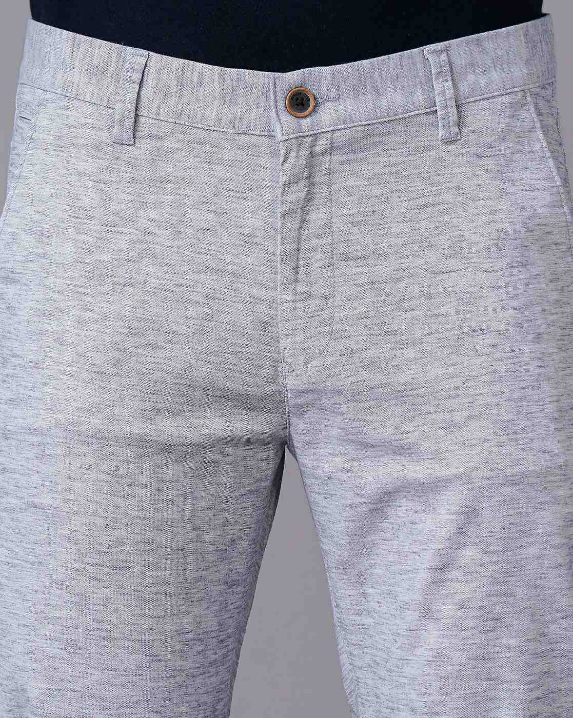 Men Grey Trousers - Image 2