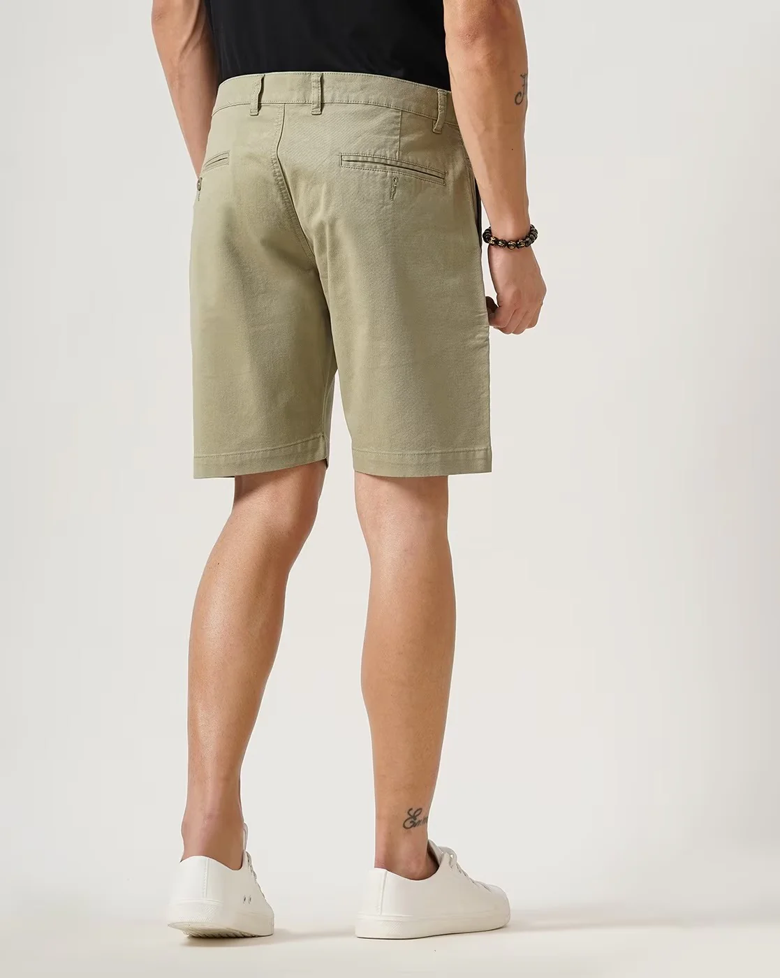 Men Khaki Shorts - Image 4