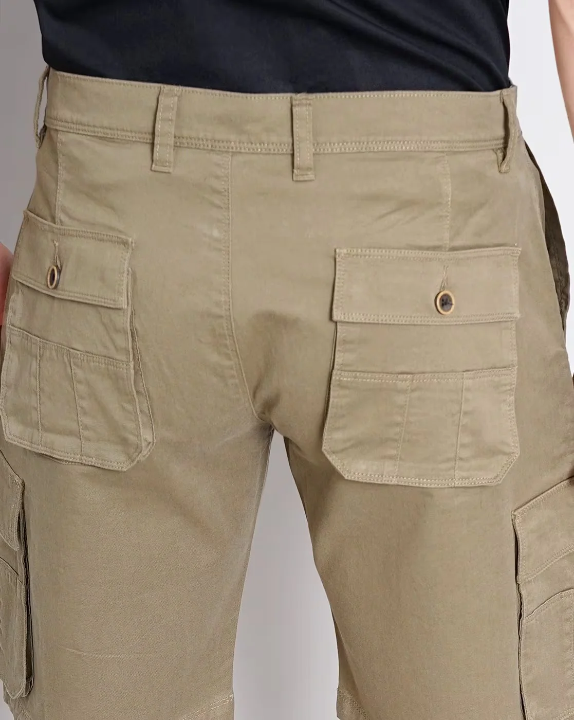 Men Olive Shorts - Image 8