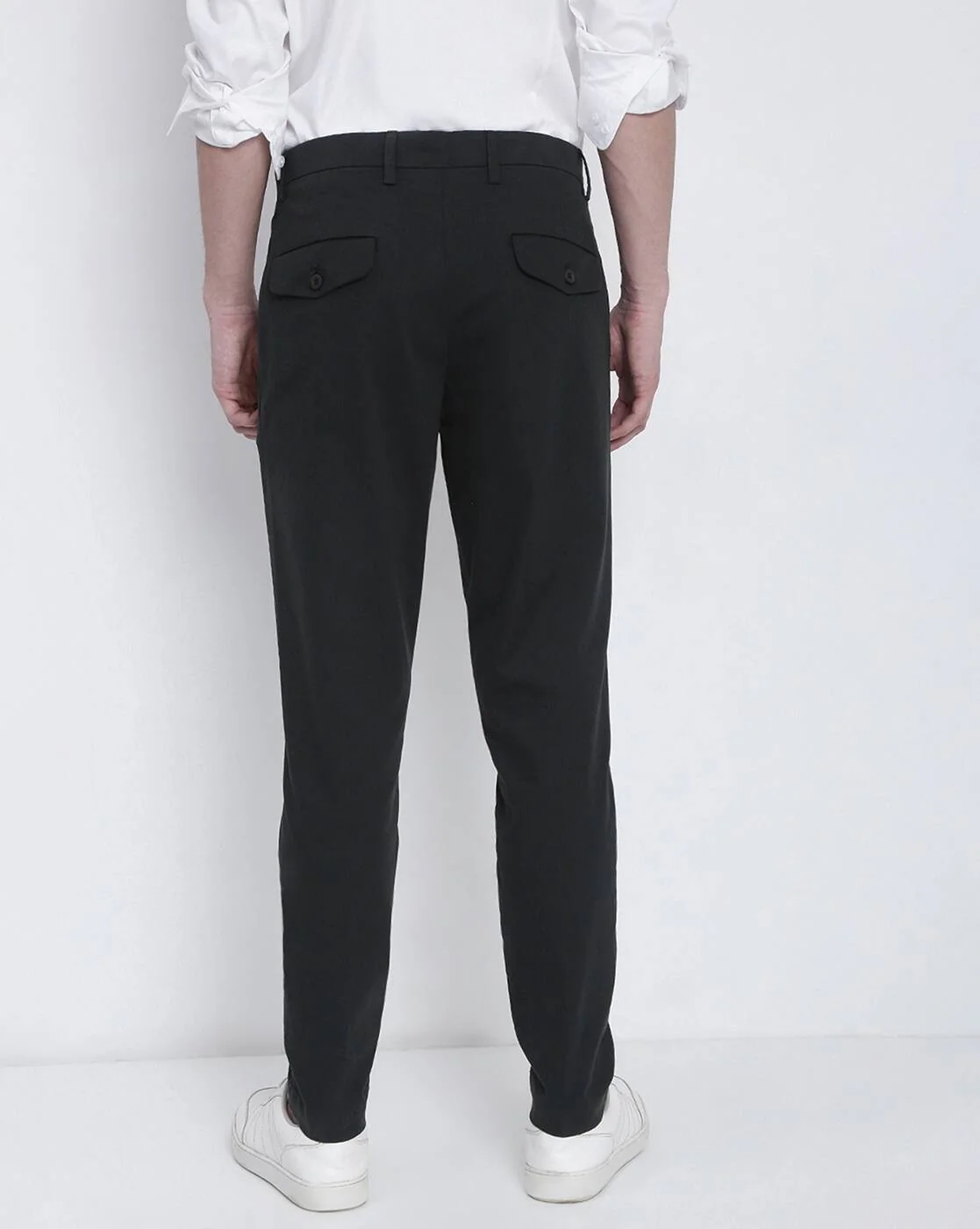 Men Olive Trousers - Image 3