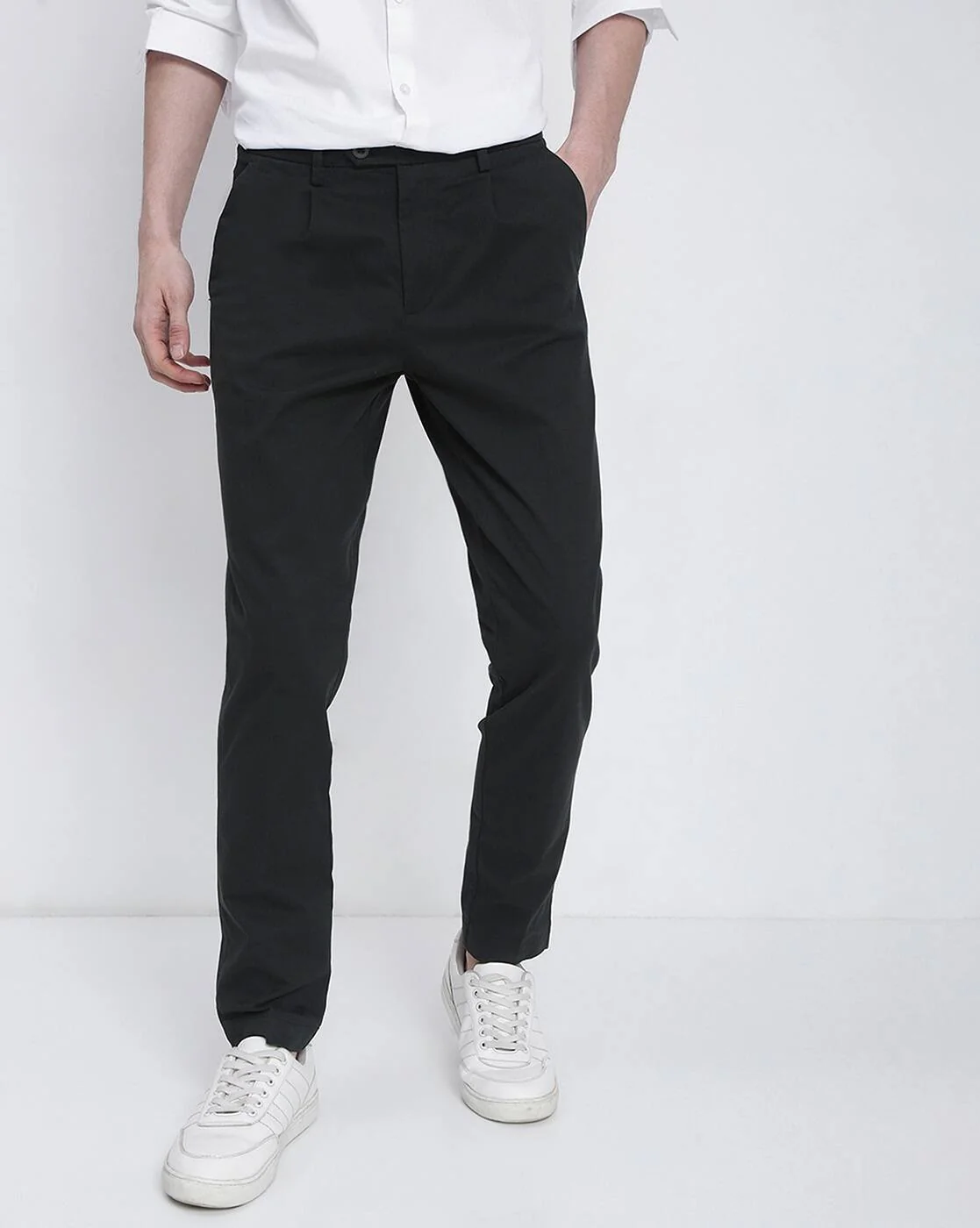 Men Olive Trousers - Image 4