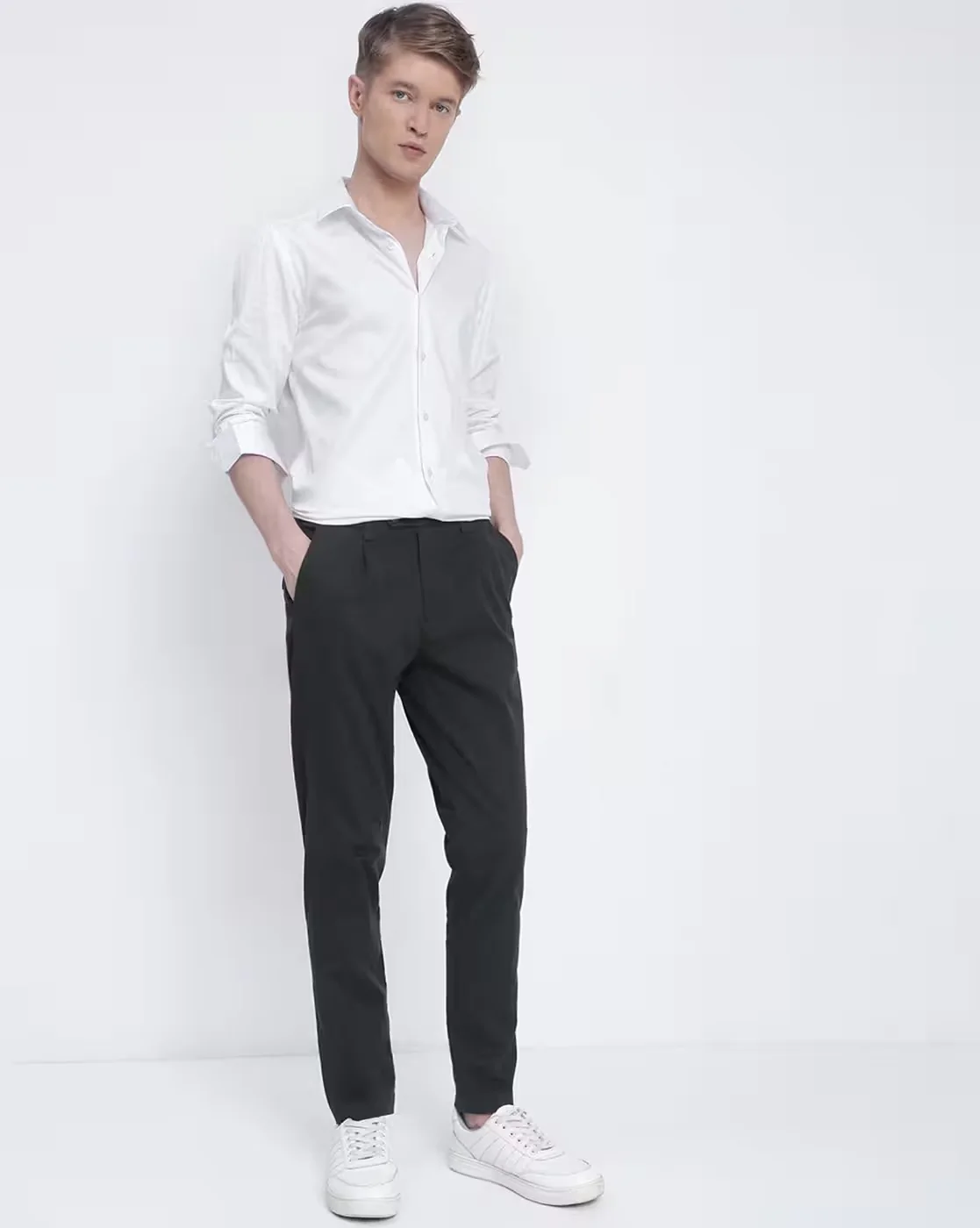 Men Olive Trousers - Image 5