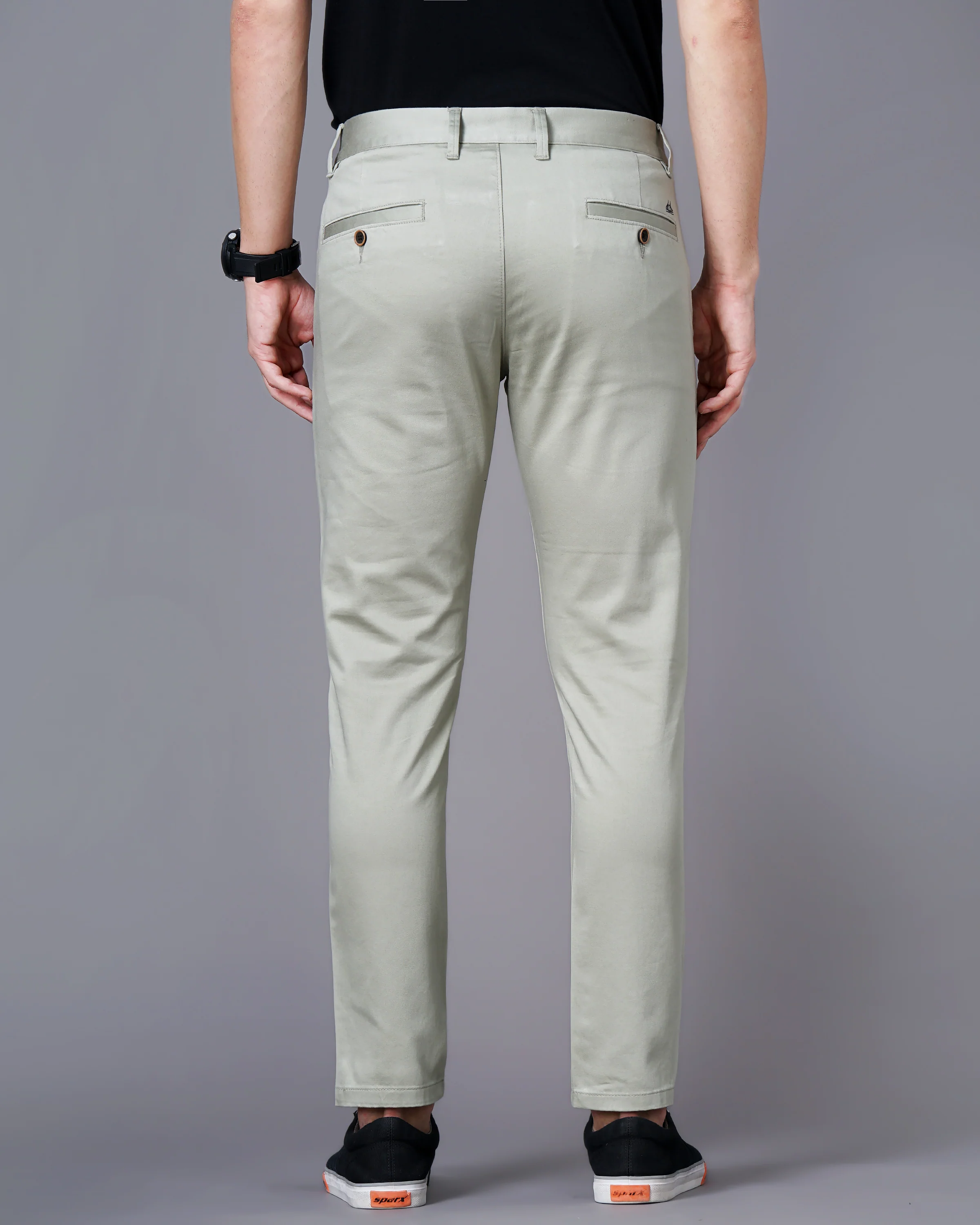 Men Olive Trousers - Image 6