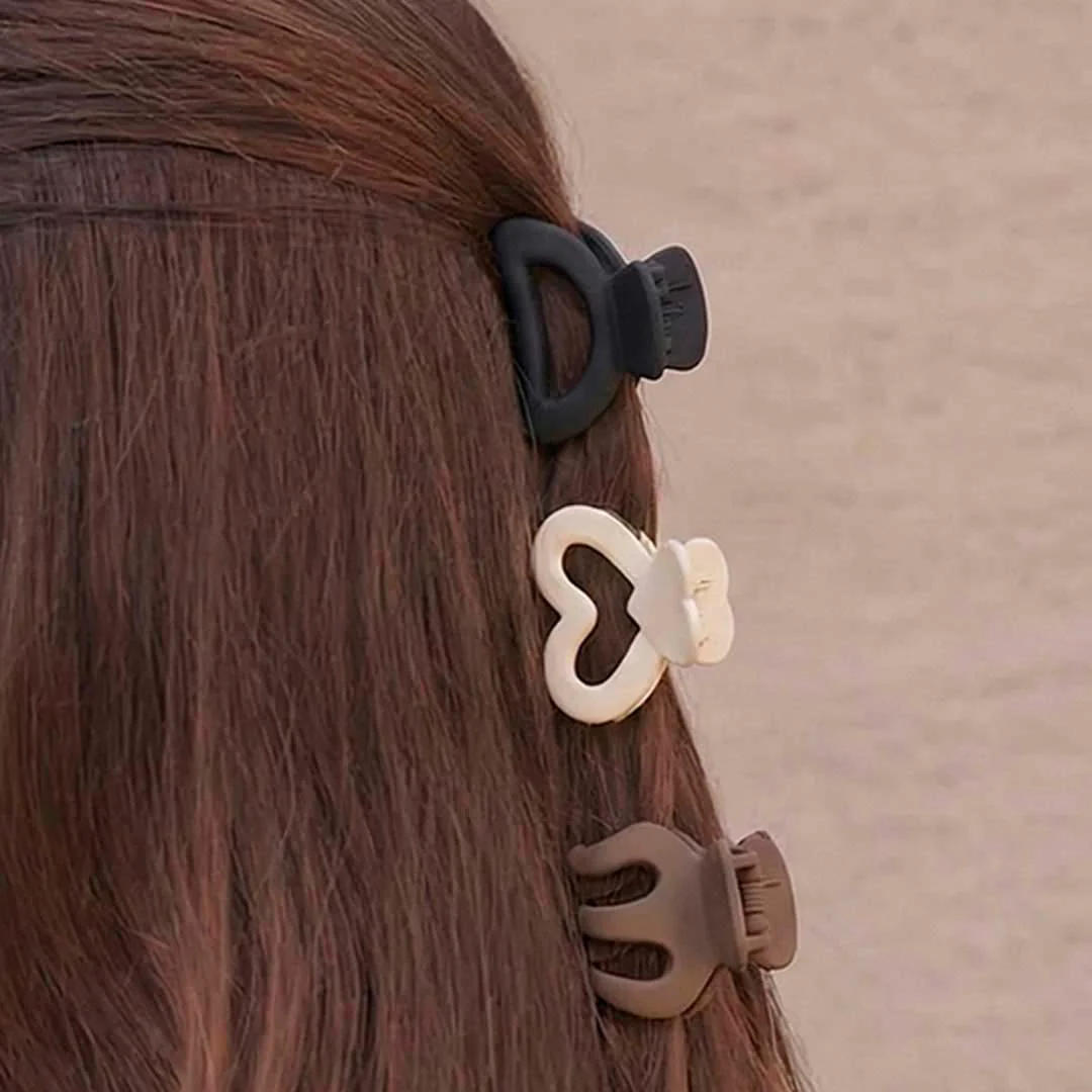 Multi Mini Claw Clip Set of 5 - Image 3