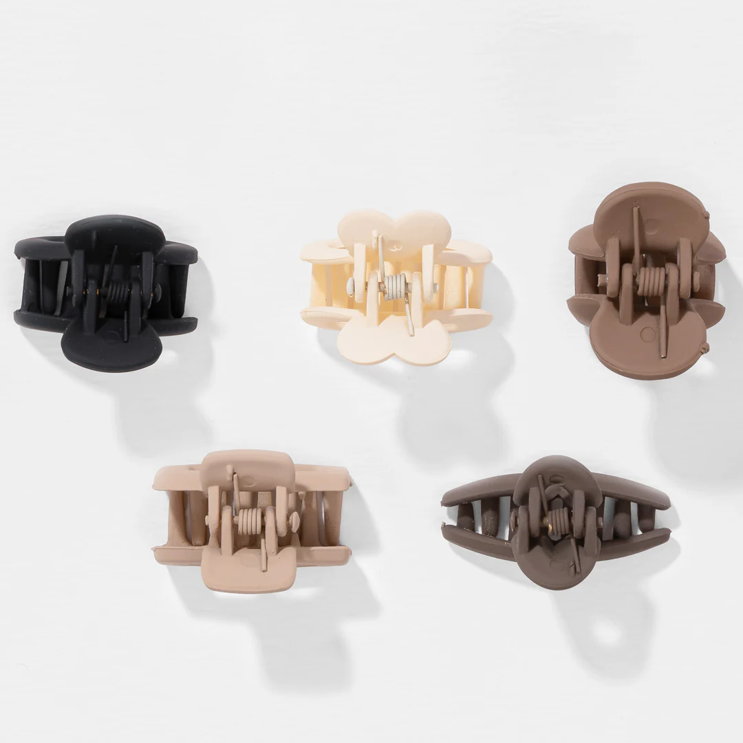Multi Mini Claw Clip Set of 5 - Image 6