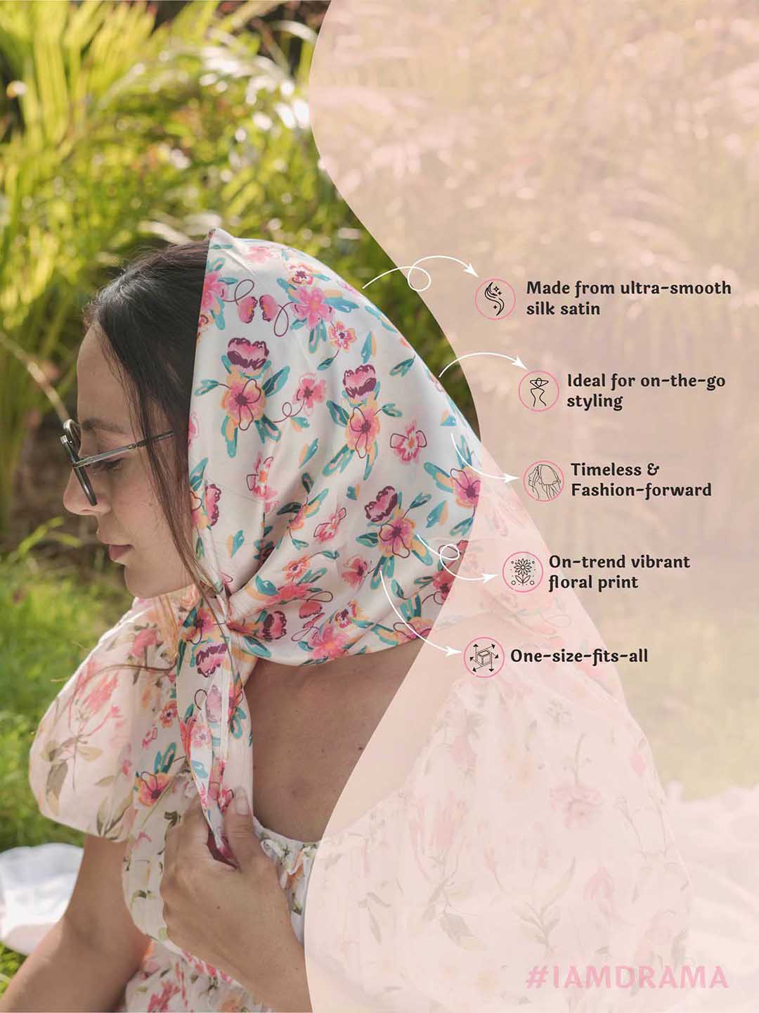 Multi Bloom Bandana - Image 4