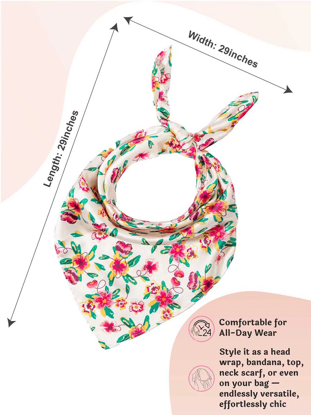 Multi Bloom Bandana - Image 7