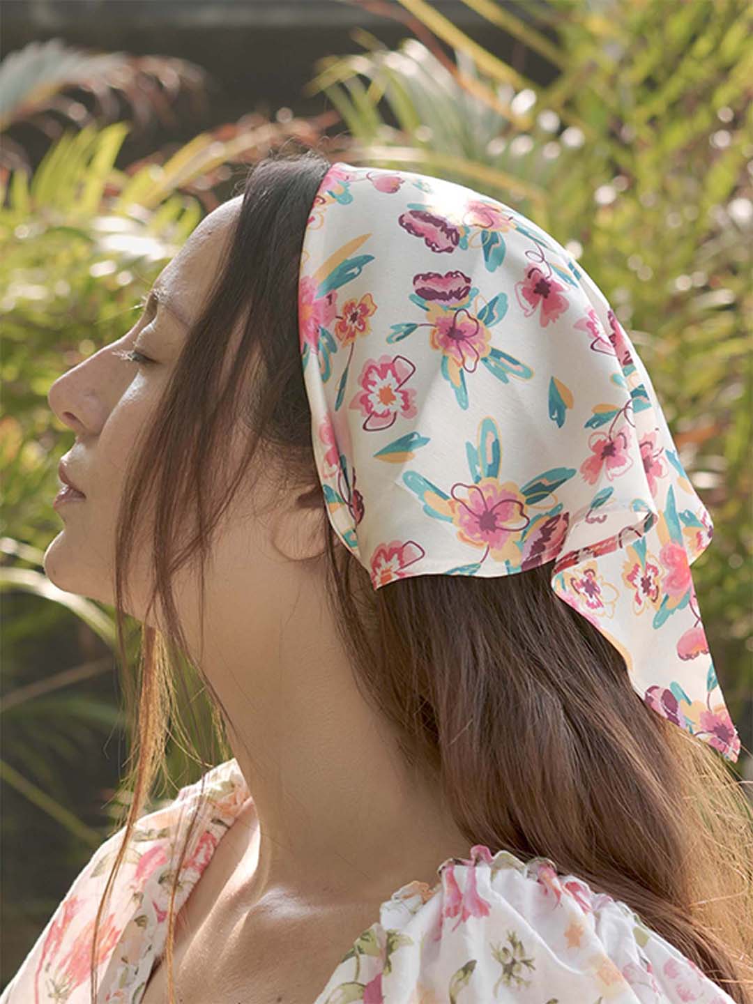Multi Bloom Headscarf