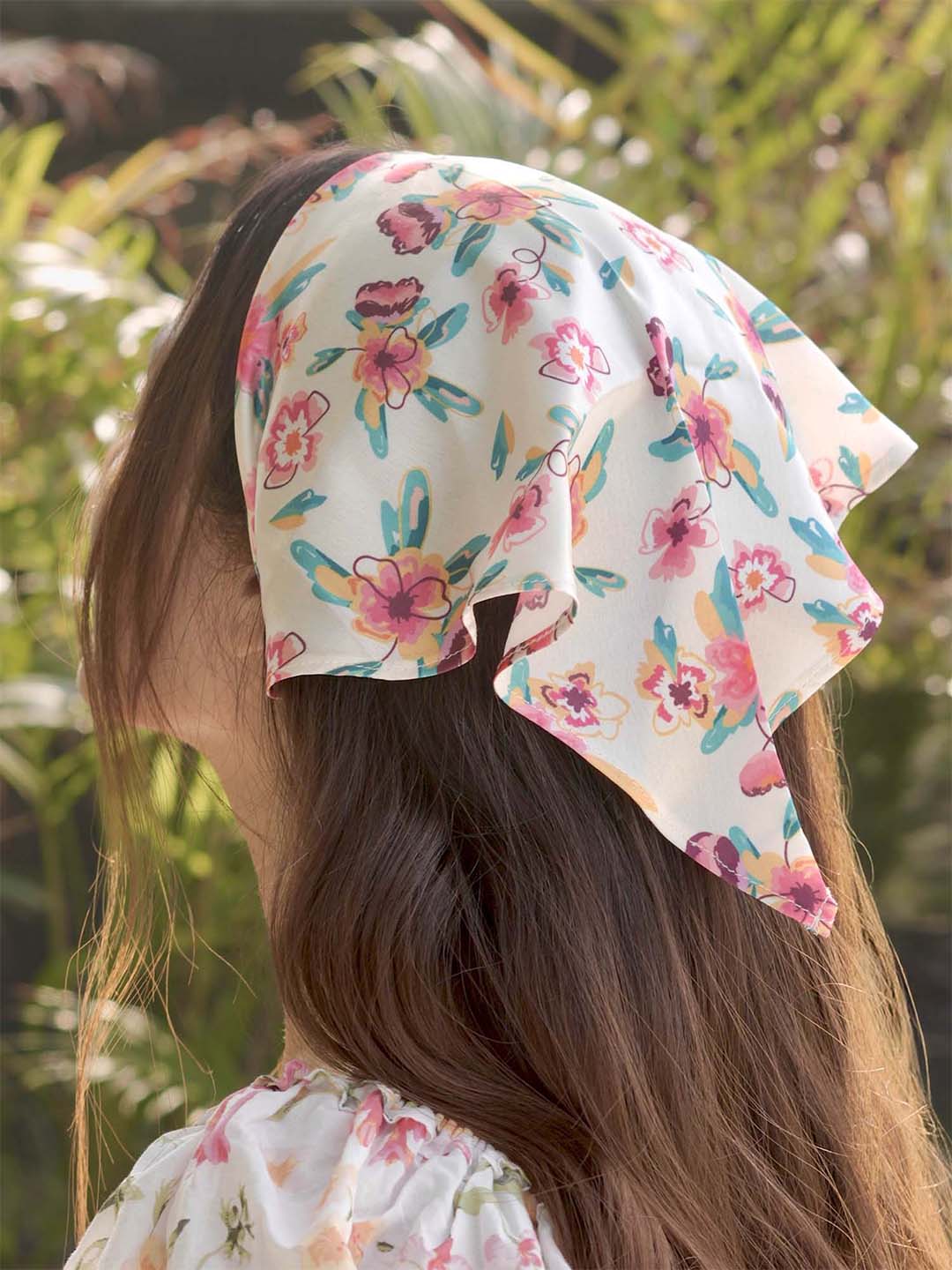 Multi Bloom Headscarf - Image 2