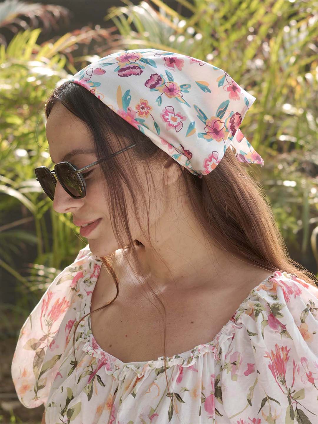Multi Bloom Headscarf - Image 7
