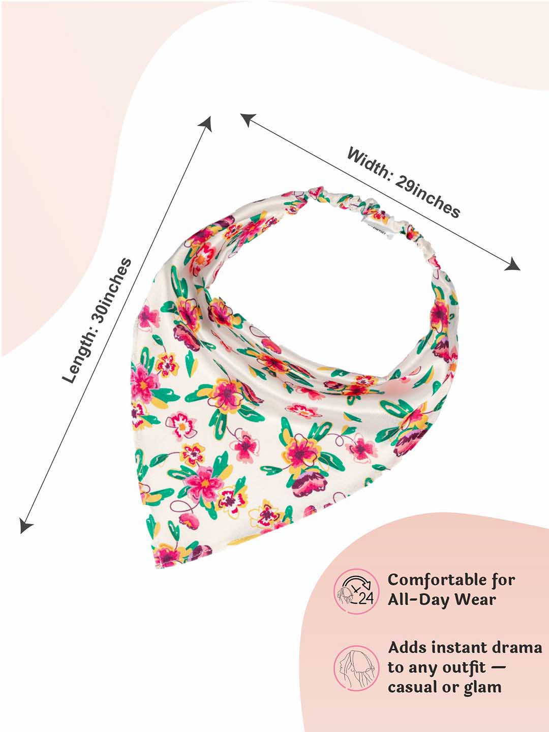 Multi Bloom Headscarf - Image 8