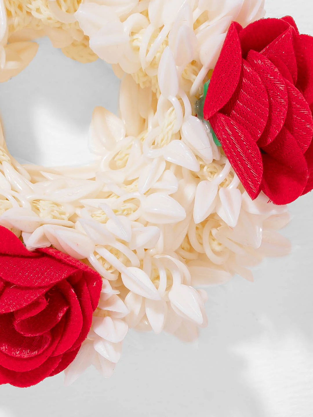 Scented Gajra Scrunchie with Rose Set of 2 - Image 4