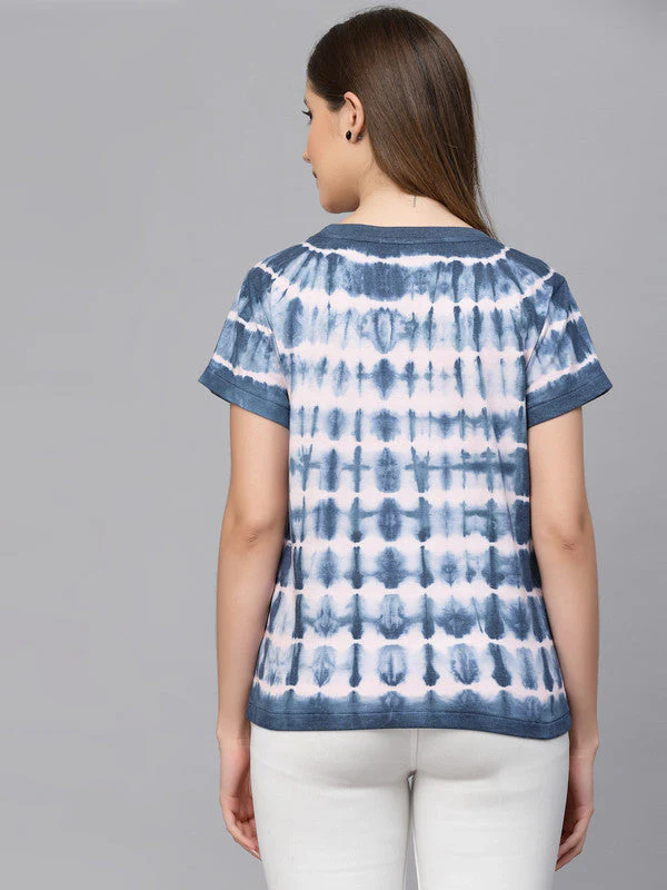 Women Navy Blue Odour Free T-shirts - Image 5