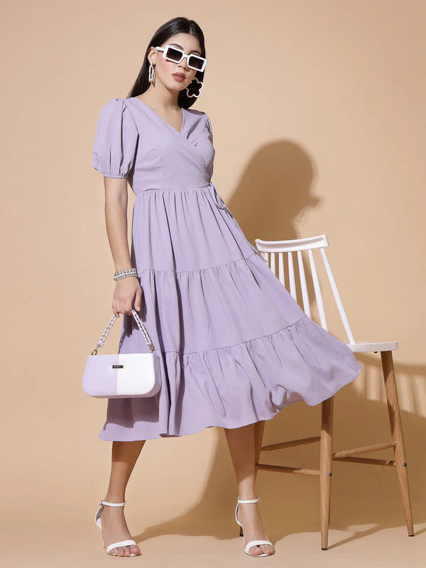 Women Odor Free Midi Dress - Image 5
