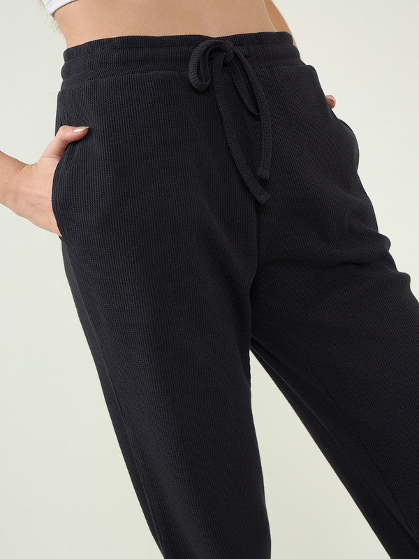 Women Black Odour Free  Co Ord Set - Image 4