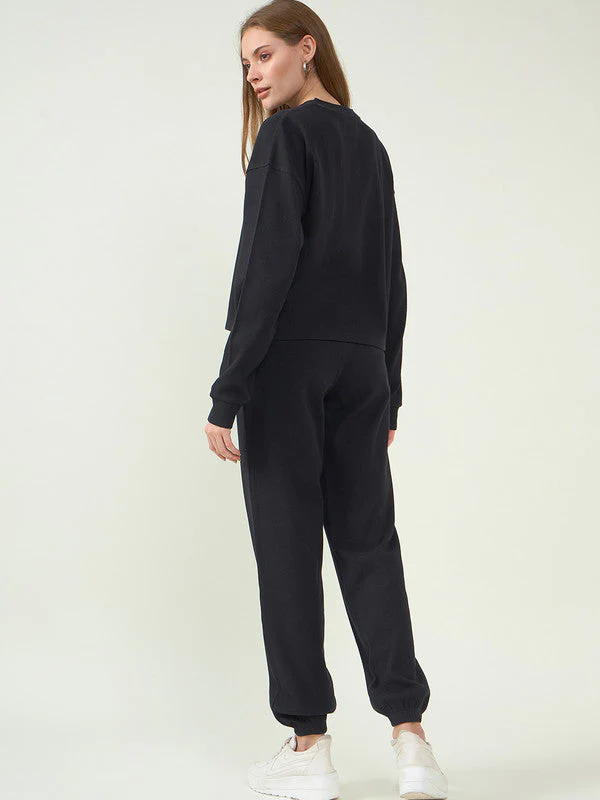 Women Black Odour Free  Co Ord Set - Image 5