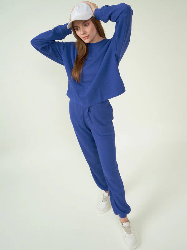 Women Blue Odour Free  Co Ord Set - Image 4