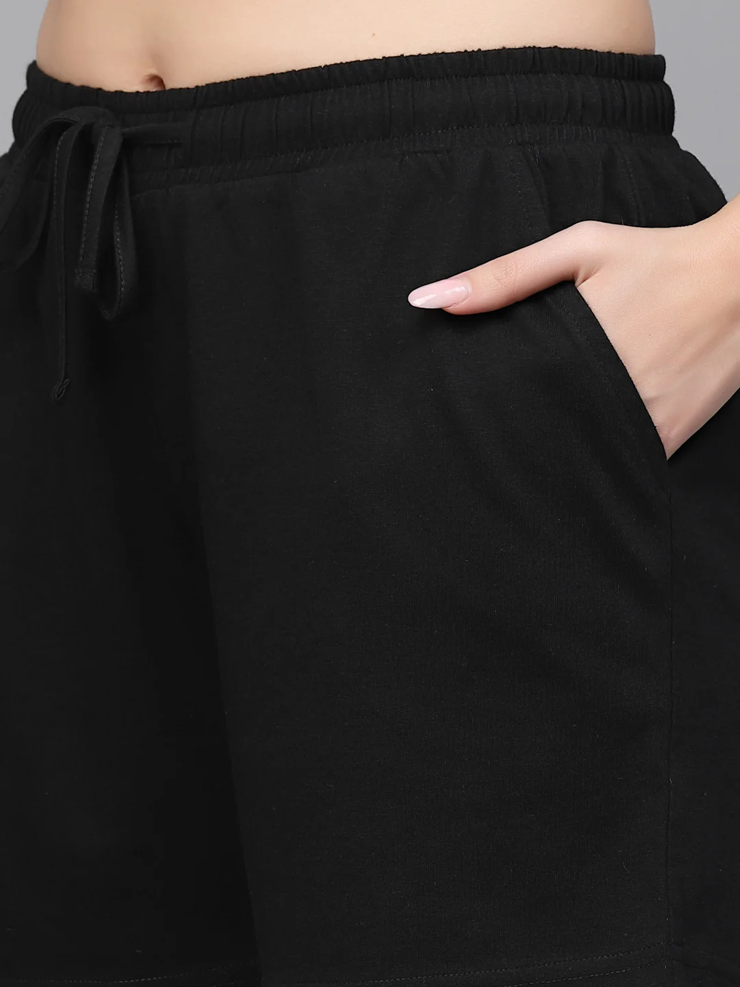 Women Black Odor Free Shorts - Image 5