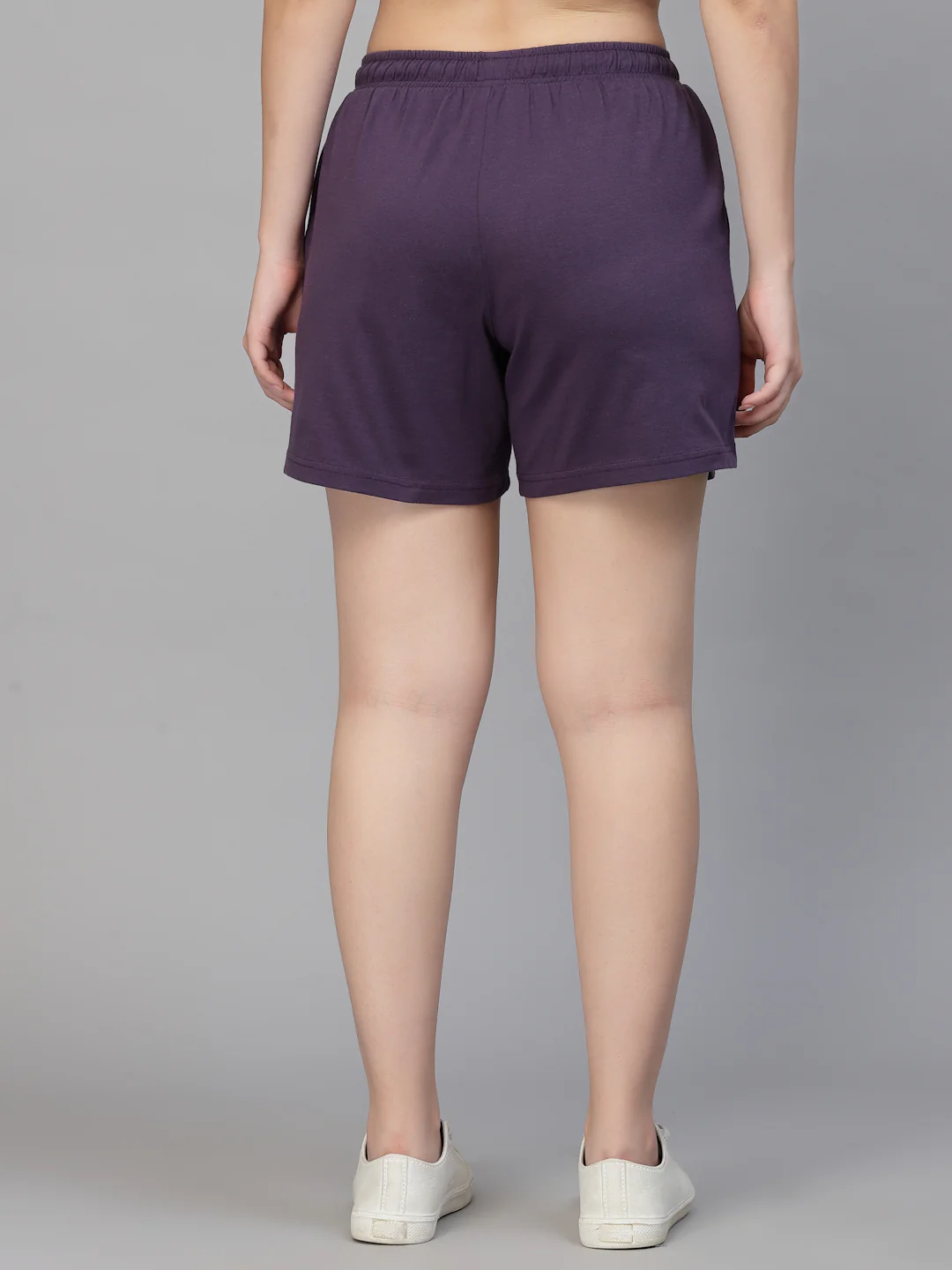 Women Purple Odour Free Shorts - Image 4