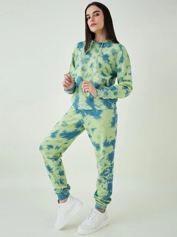 Women Tie & Dye Sweatshirt Co-ords - Image 3