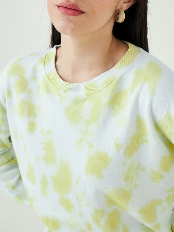Women Tie & Dye Sweatshirt Co-ords - Image 4
