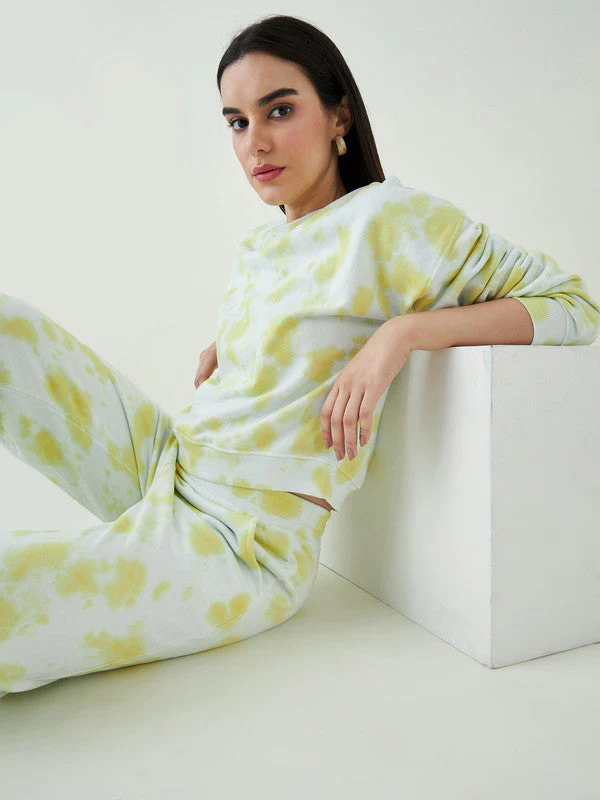 Women Tie & Dye Sweatshirt Co-ords - Image 6