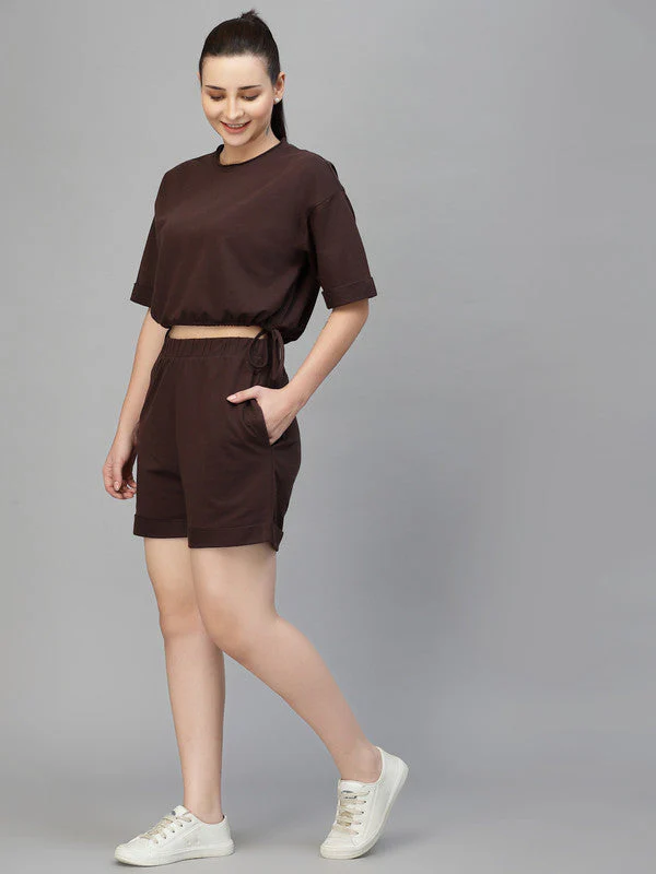 Women Shorts & T-shirt Co-ord Set - Image 2