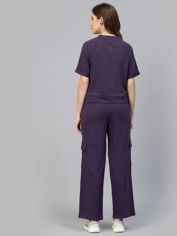 Women T-shirt & Track Pants Co-ord Set - Image 6