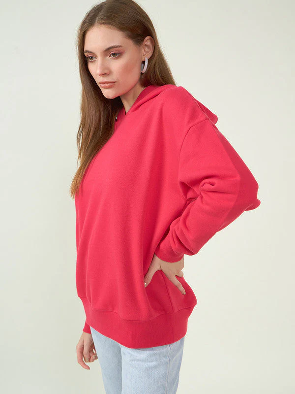 Women Magenta Odor-Free Sweatshirts - Image 3