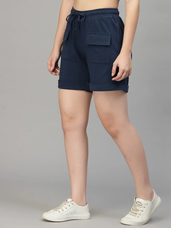 Women Blue Odour Free Shorts - Image 2