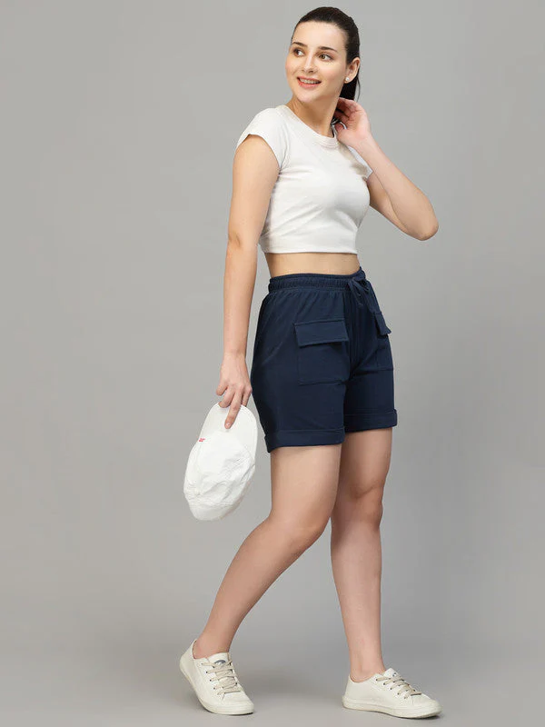 Women Blue Odour Free Shorts - Image 4