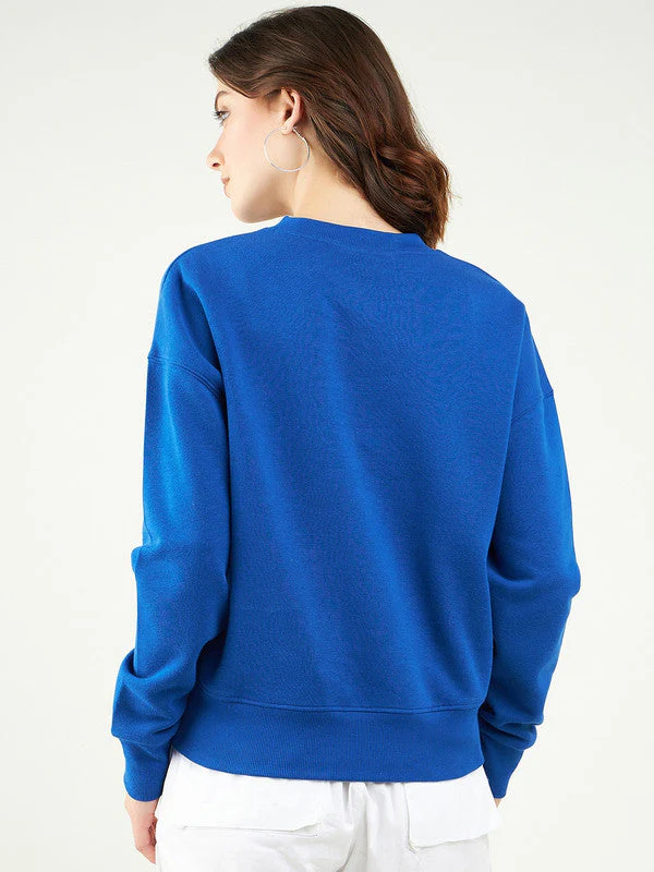 Women Blue Odor-Free Sweatshirt - Image 4